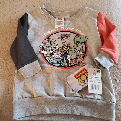 Disney/Pixar Toy Story Boys Sweatshirt BRAND NEW WITH TAGS