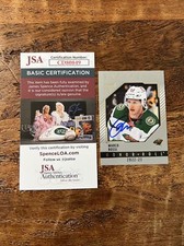 Marco Rossi IP Signed UD Honor Roll RC Card JSA Coa Wild Autographed
