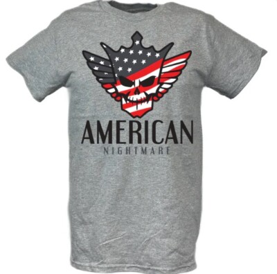 WWE Cody Rhodes American Nightmare Red Black Logo T-Shirt