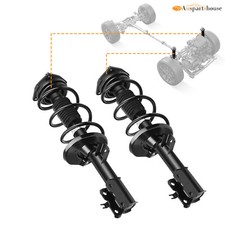 2x Front Struts Shocks Assembly Coil Spring For Nissan Rogue 2003-2005