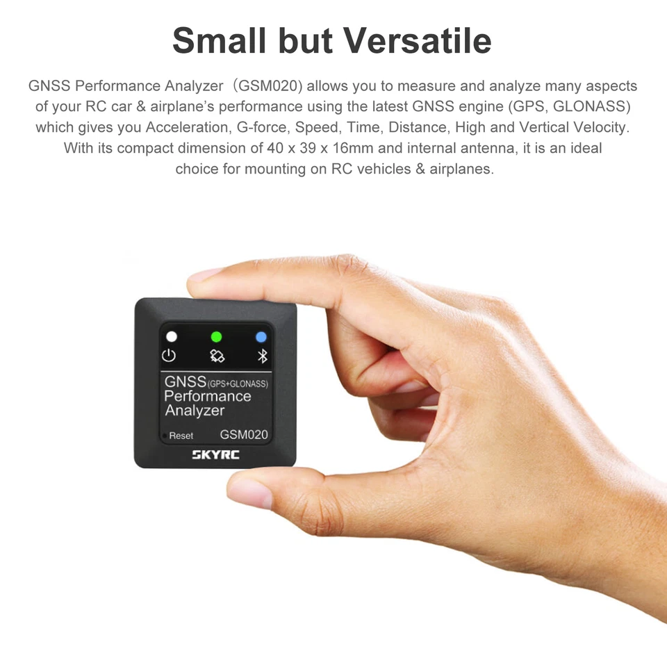 SKYRC GSM020 GNSS Performance Analyzer For RC Racing Car Helicopter GPS Toy V8E2 - Image 3 of 4