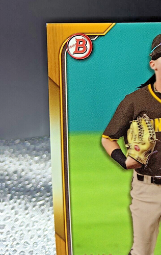ROBERT HASSELL 2022 BOWMAN CARTA BORDO ORO PATERS #/50 BP-133 - Foto 3 di 3