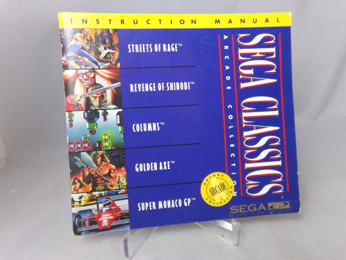 Sega Classics Arcade Collection Sega CD Not For Resale w