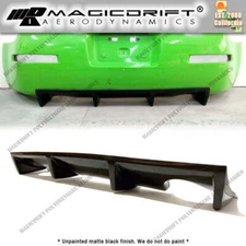 For 03-09 Nissan 350z Z33 MDA 4-Fin Rear Lower Bumper Lip Center Diffuser JDM