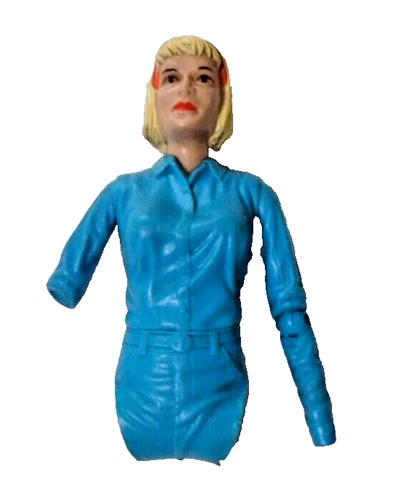 Marx JANE WEST COWBOY FIGURE JOHNNY WEST FOR PARTS 1960'S (3) parts