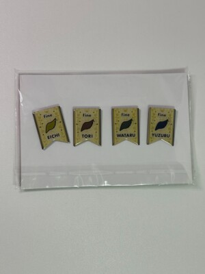 Ensemble Stars! TV Animation Purchase Bonus Pin Set  Tori Eichi Wataru Yuzuru