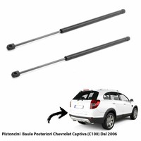 2 Gasfedern Kolben HeckträGer GepäCk Chevrolet Captiva C100 2006