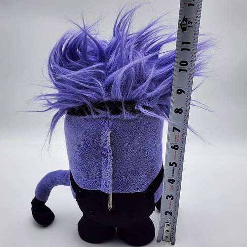 Despicable Me 2 Purple EVIL MINION Talking Light Up Battery Operated Plush - Picture 4 of 12