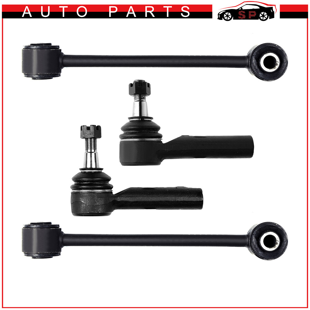 Front Outer & Inner Tie Rod End Kit For Hyundai Elantra & Kia Forte - Left & Right Side, K72-101414 Replacement
