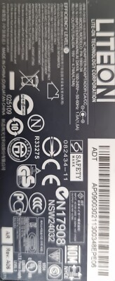 Liteon Notebook Netzteil 19v 4,74A funktioniert einwandfrei