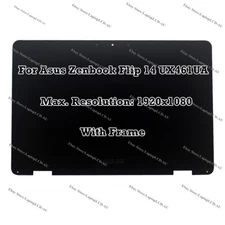 For Asus Zenbook Flip 14 UX461UA 14" FHD 1080P LCD Display Touch Screen Assembly