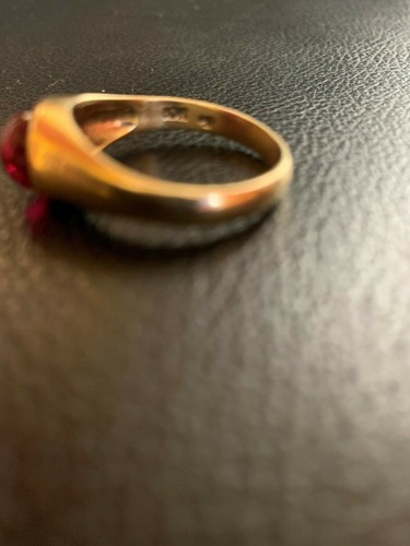 Anillo Rojo 10K Talla 11 - Imagen 3 de 7