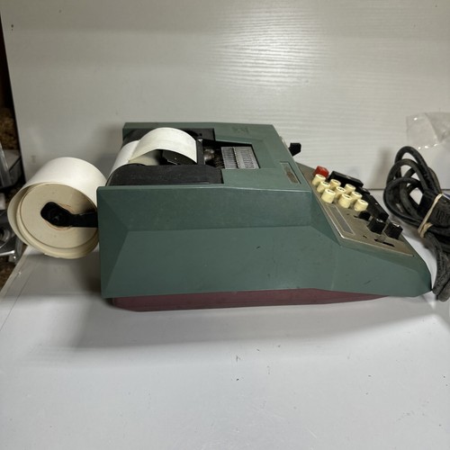 OLIVETTI UNDERWOOD SUMMA QUANTA 60s Electronic Adding Machine - Works - Picture 7 of 12