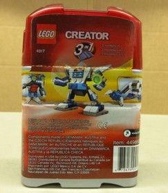 LEGO Creator 4917 Mini Robots NEW! 3-in-1 Mech Joints Claw Gun Dome