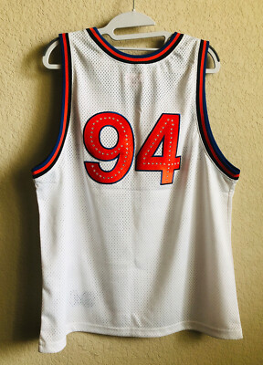 SUPREME SS19 Rhinestone Basketball Jersey 94 White Medium | eBay