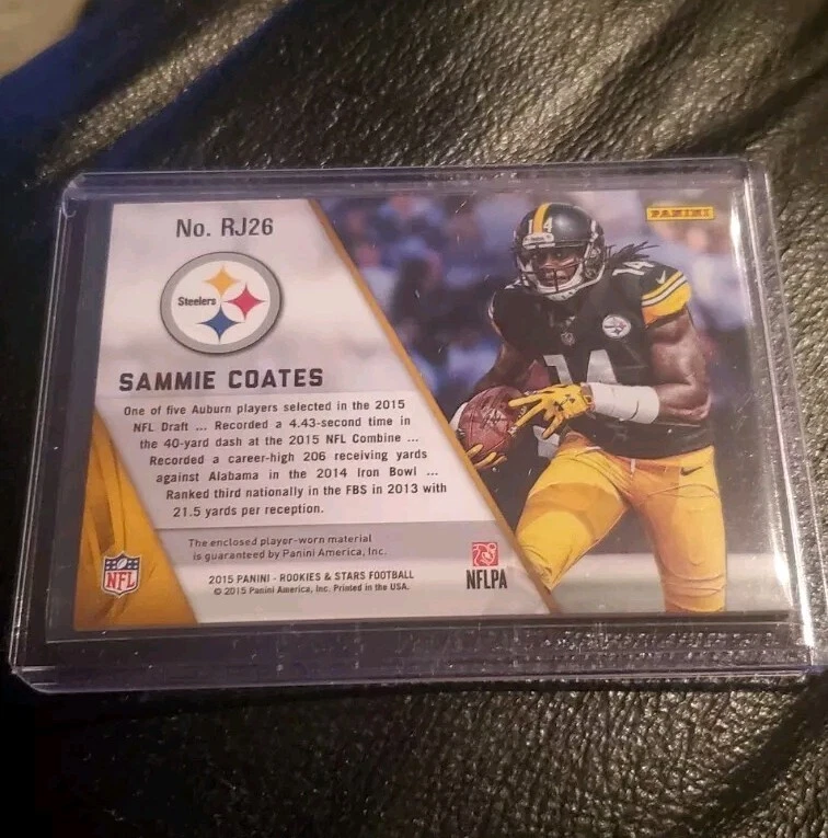 Sammie Coates Rookie Patch Rookies And Stars 2015 Steelers - Image 2 of 2