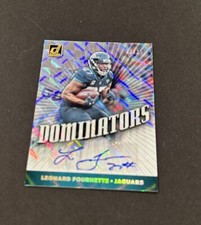 2019 DONRUSS LEONARD FOURNETTE DOMINATORS AUTO SP #’d 07/25!