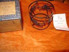 Neu! PartyLite Duftwachsglas-Aufsatz Libelle P93016 + PartyLite Teelicht 