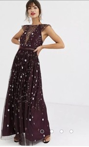 ASOS-DESIGN-embroidered-floral-sequin-mesh-maxi-gown-dress-SOLD-OUT-Online-NWT