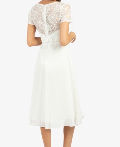 Kleid F. Standesamt, Cocktailkleid. Brautkleid, Hochzeit, Abiball , Gr. S, neuw. - Bild 2 von 7