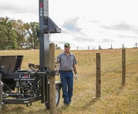 Ideal Fence Post Pounder, New trailered, also skid steer & 3 pt.
