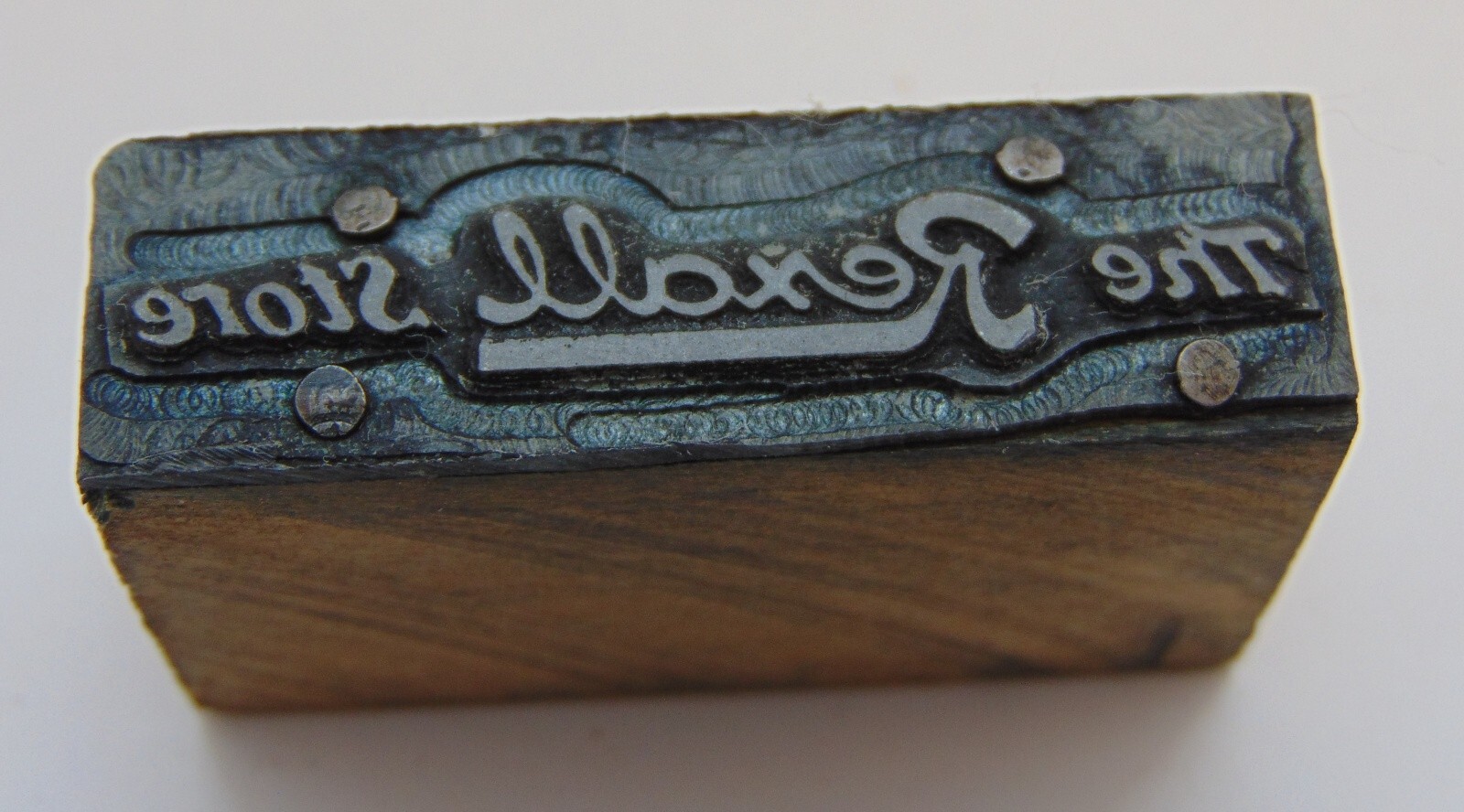 Letterpress Machine Ebay Vintage Printing Letterpress Printers Block The Rexall Store | eBay