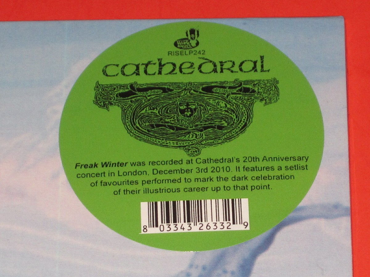 Cathedral: Freak Winter 2 LP Vinyl Record Set 2020 Rise Above UK