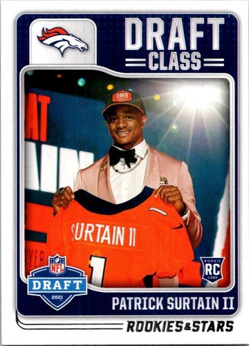 2021 Panini Rookies & Stars #DC-7 Patrick Surtain II Draft Class
