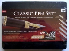 JML Classic Pen Set, 6 Pens + 66 Piece Refills, New/Sealed, As Seen on TV