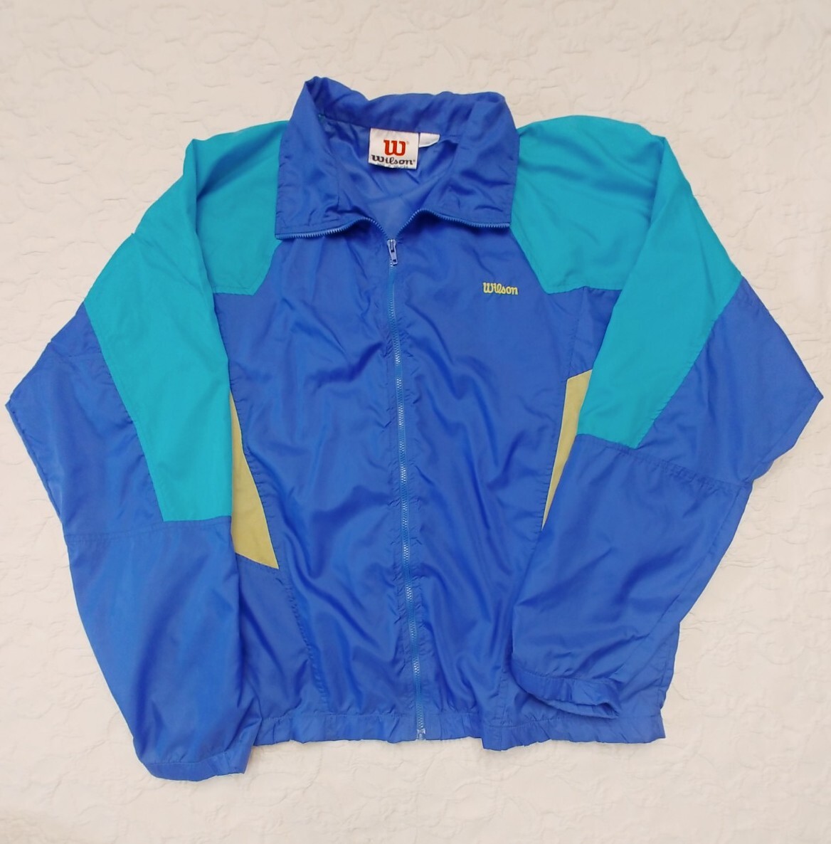 Wilson Vintage Windbreaker Jacket Full Zip | eBay
