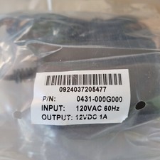OEM AC adapter AD-121ANDT Input 120Vac 60 Hz Output 12 VDC 1A New Old Stock