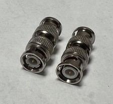 BNC Male to BNC Male coax 1 PIECE RF adapter connector Fast USA Shipping