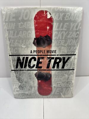 NICE TRY - A People Movie SNOWBOARDING DVD rare