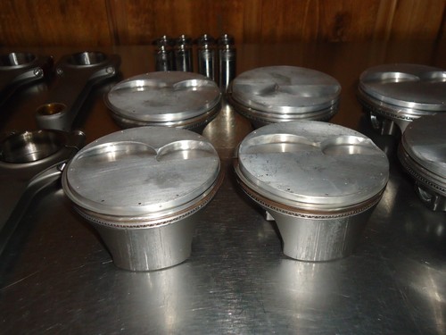 LS Chevrolet Chevy Engine Pistons 4.135" Bore & 6.350" Connecting Rods Set (8) - Picture 2 of 12