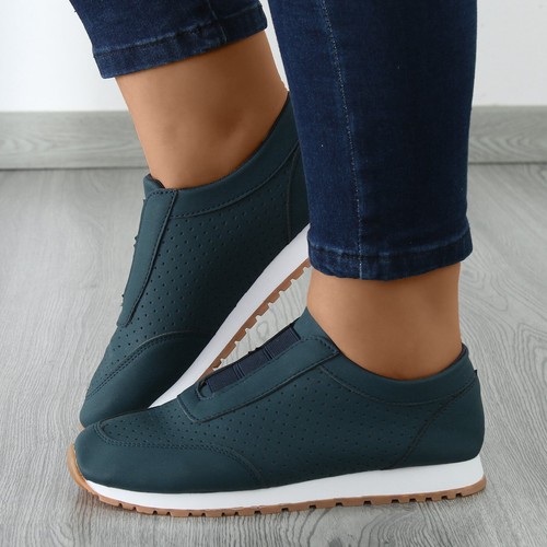 Women's flat sports gym running shoes casual breathable sneakers fashion comfy - Picture 14 of 15