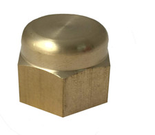 CATERING RESTAURANT-FITTINGS&VALVES FLARE CAP NUT 3/8 SAE