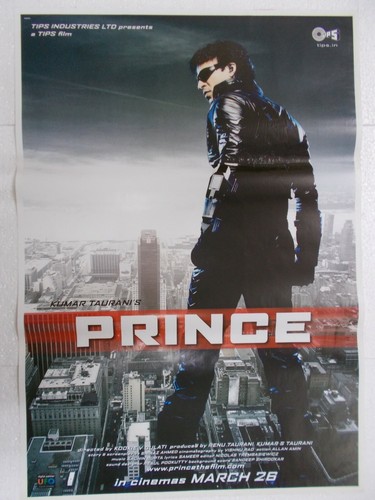 Prince 2010 Vivek Oberoi Nandana Sen Rare POSTer Bollywood Film India Hindi