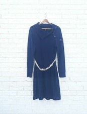 Lauren Ralph Lauren Dress Navy XL Belted Collar