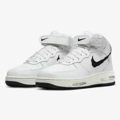 NIKE / AIR FORCE 1 MID EVO_エア フォース 1 ミッド エヴォ/29cm/WHT Nike Air Force One 1 Mid Evo AF1 Summit Off White Black Sail low