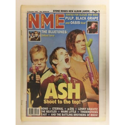 NEW MUSICAL EXPRESS NME MAGAZINE  14 OCTOBER 1995  ASH   LS