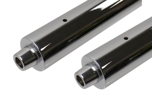 Fourche télescopique, tuyaux de guidage pour IFA, MZ BK 350 - paire, chromée - Photo 3/5