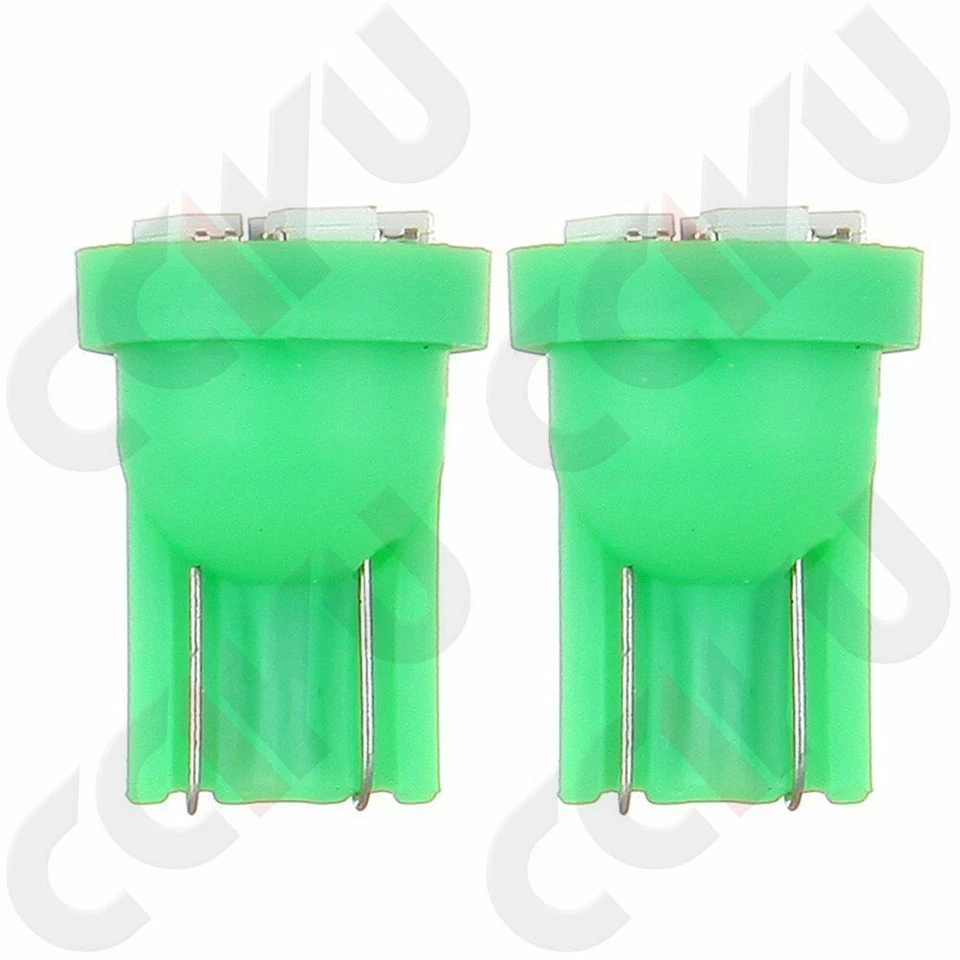 10x T10 194 168 158 6SMD 3020 LED Coche Mapa Bombilla 12V Verde Para Toyota Camry Foto 4 de 4