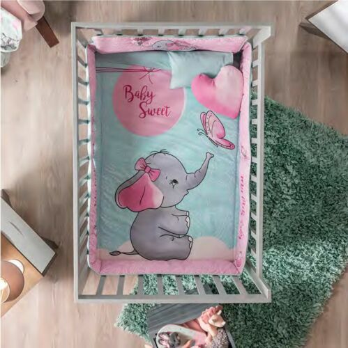 Browning Buckmark Pink Brown Crib Set Baby Bedding 6 Pieces For