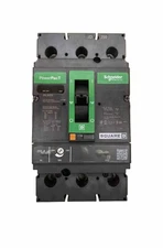 Square D JDL36250 JD 250 250Amp 600V 3 Pole Circuit Breaker