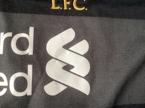 Maglia da trasferta nera Liverpool Football Club 2014\15 #14 Henderson taglia LRG VG con - Foto 2 di 14