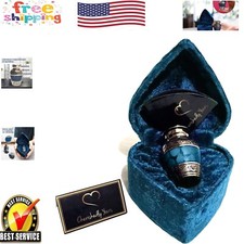 Thoughtful Mini Memorial Urn with Velvet Heart Case - Perfect Keepsake Gift