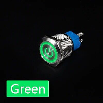 Push Button Switch Self locking LED Power 16mm Type On-off 5V 12V 24V 220V - Picture 25 of 75