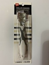 WALGREENS Callus Shaver With Replacement Blades 1 Handle 2 Blades NEW