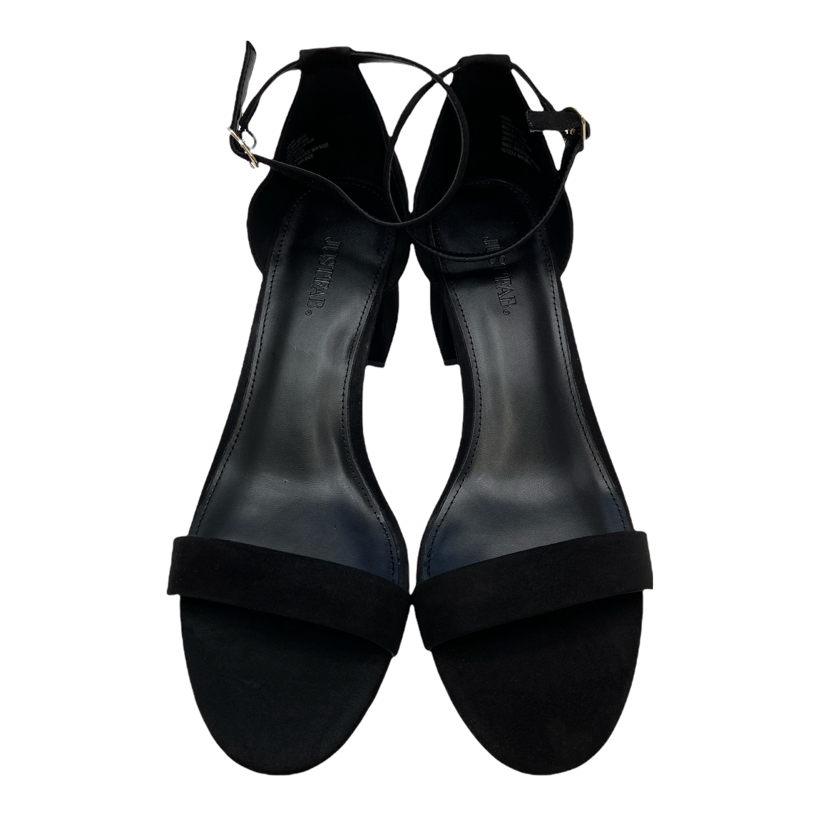 APL JUSTFAB sandali donna Noura neri con tacco taglia 10 S10