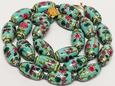 ☆【VINTAGE HOLLYWOOD】☆Pearl n Flower Beads Necklac.e☆ Vintage Pearl Necklace, Pearl and Clear Faceted Beads